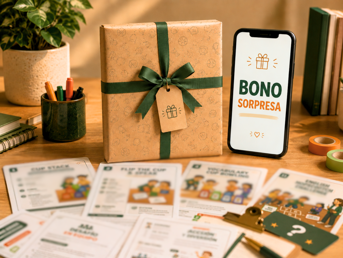 Mockup de Bono Sorpresa