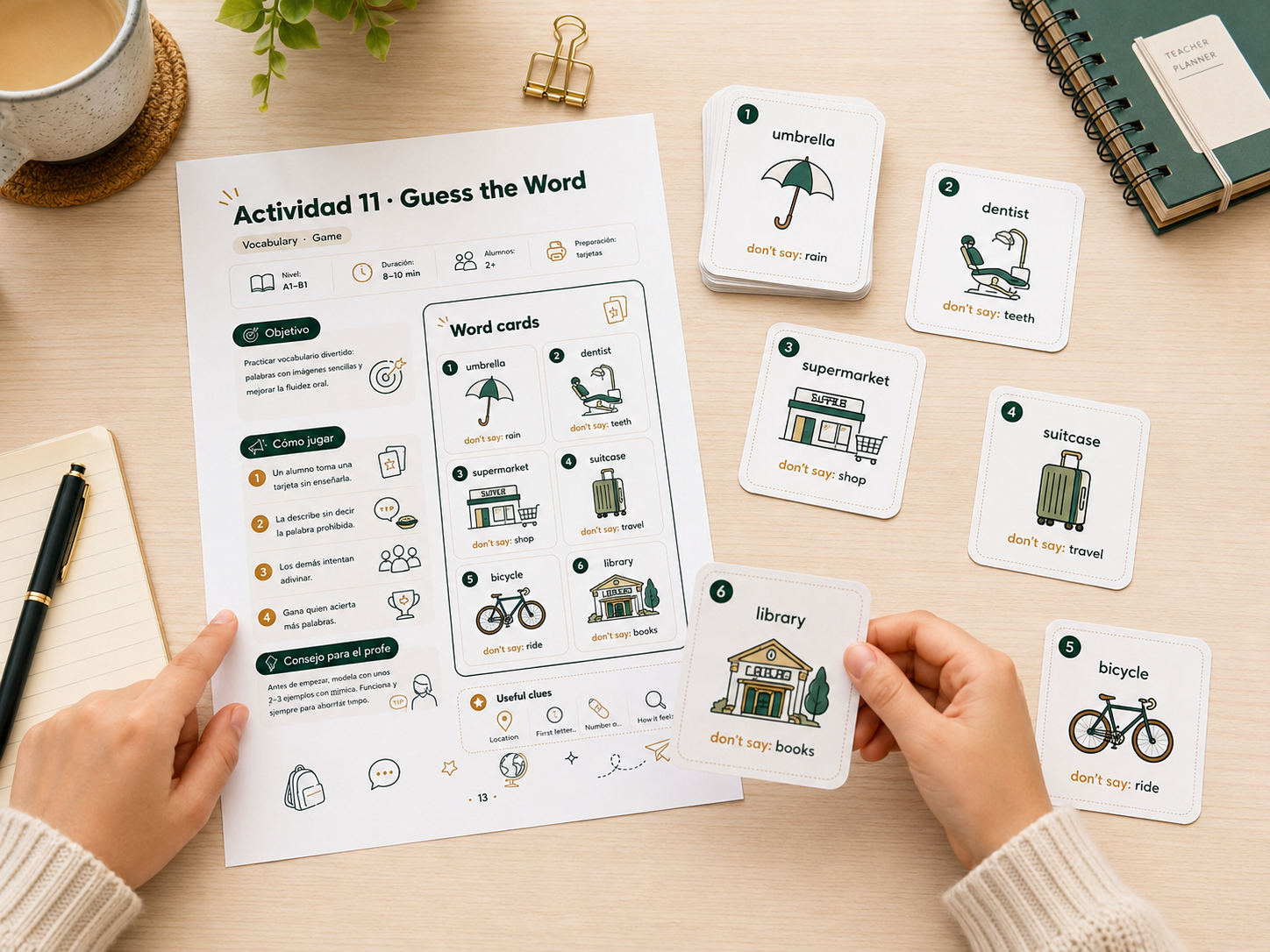 Ejemplo: Vocabulary Games